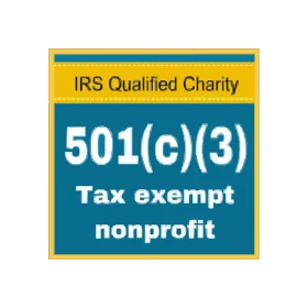 501(c)(3) registered nonprofit icon showing Tech On Hand's tax-exempt charitable organization status