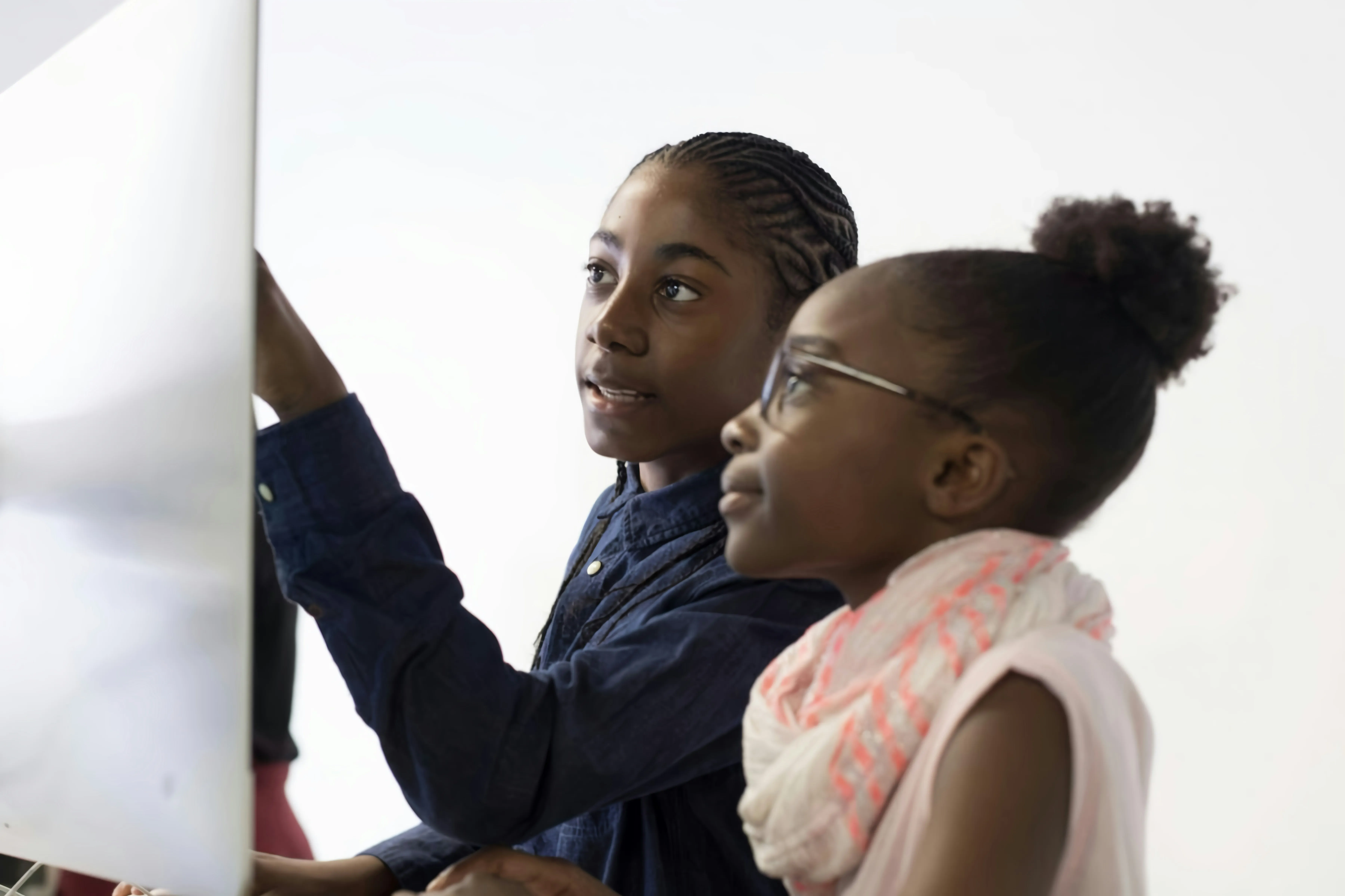 African students learning with refurbished laptops donated through Tech On Hand